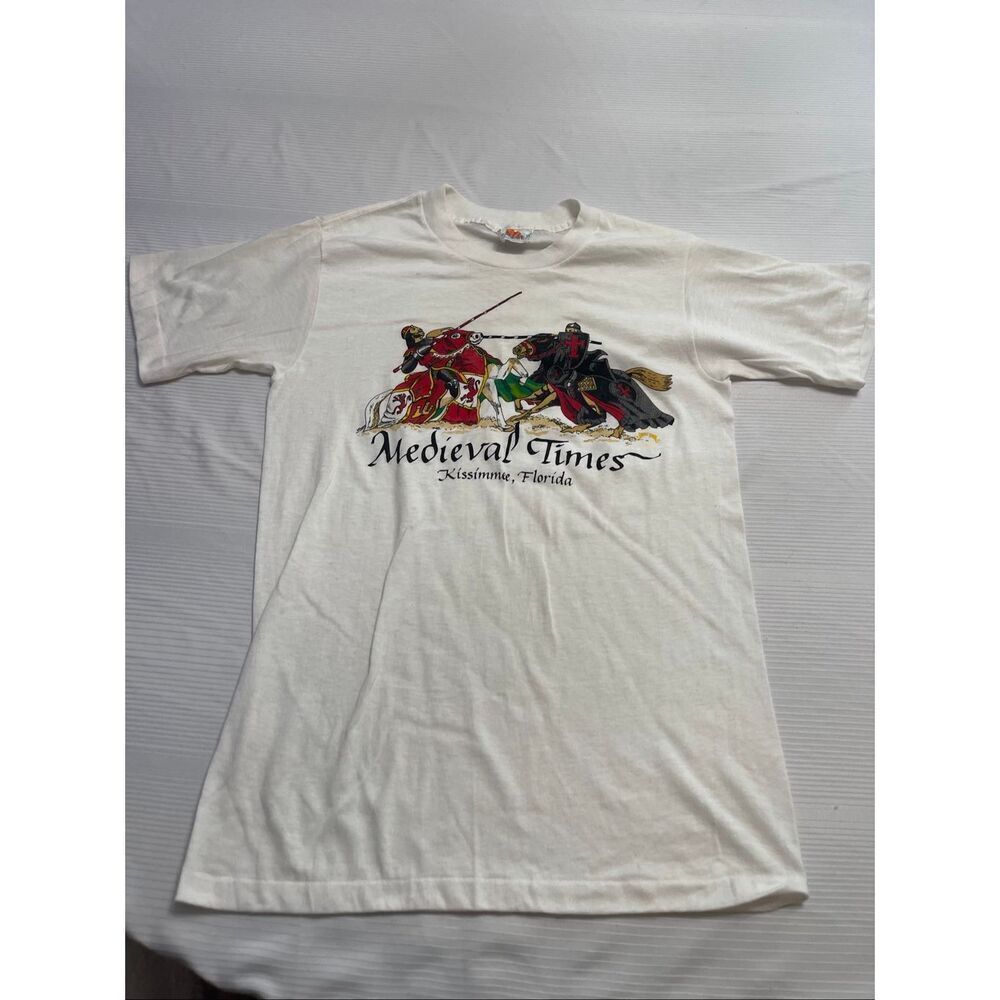 Medieval Times Kissimmee Florida VTG 80s Single Stitch T-Shirt Size Medium